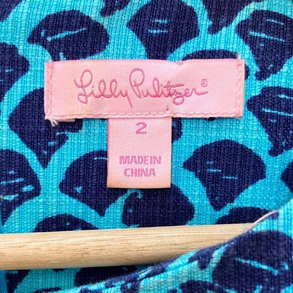 LILLY PULITZER Stephanie Koi Fish Print Sleeveless Sheath Dress - Picture 3 of 9